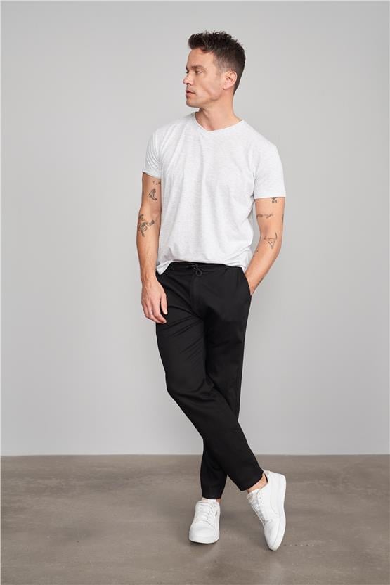 Çetinkaya Mentality 2772V V Yaka Kar Melanj T-Shirt