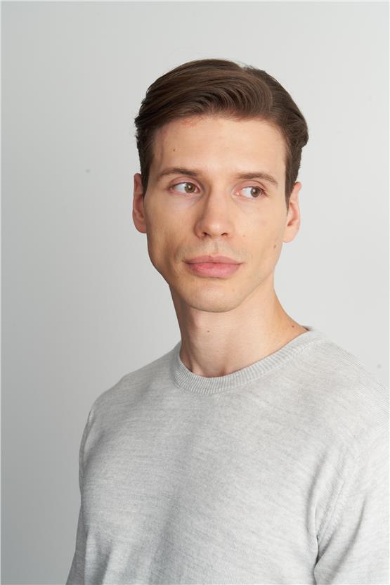 Çetinkaya Mentality 3175 Erkek Bisiklet Yaka Triko Basic Açık Gri