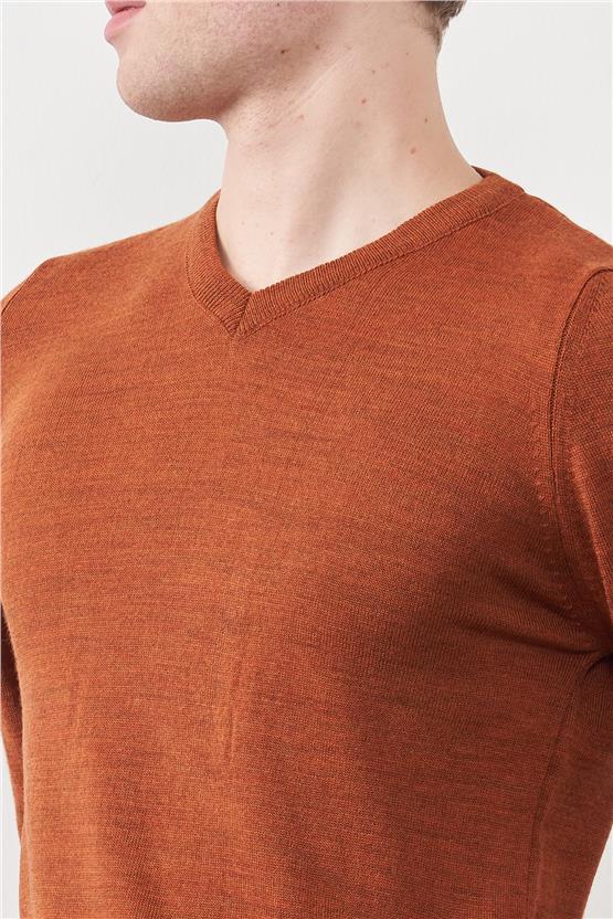 Çetinkaya Mentality 3176 V Yaka Triko Basic Tarcın