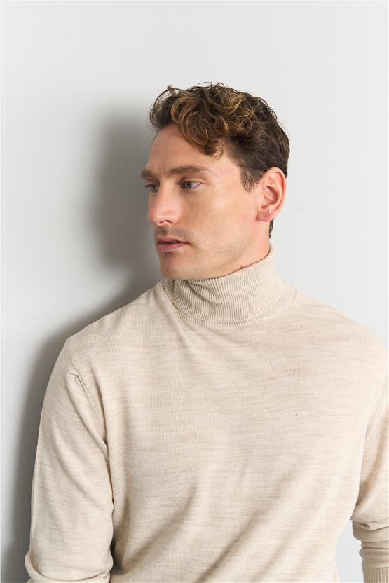 Çetinkaya Mentality 3177 Balıkçı Yaka Basic Triko Taşmelanj