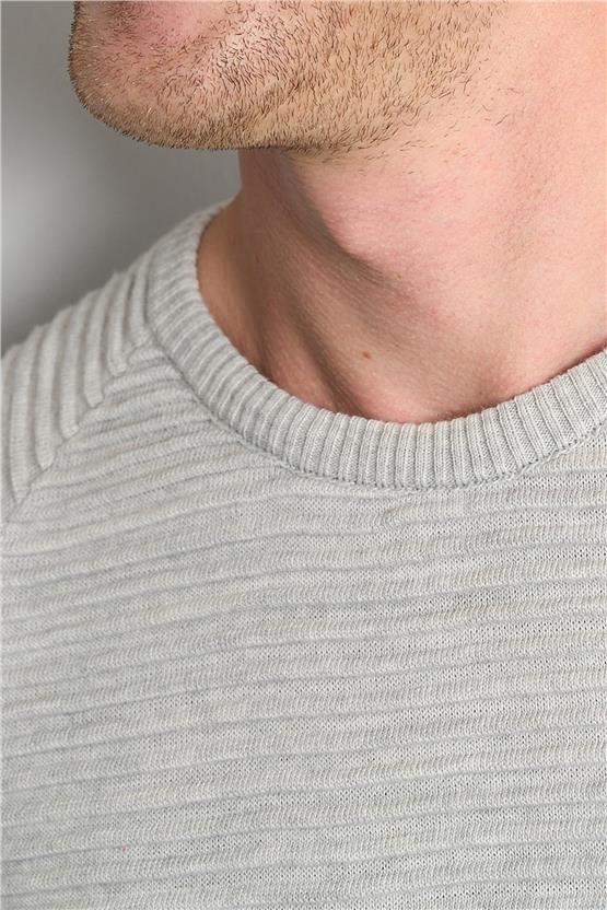 Çetinkaya Mentality 3261 Bisiklet Yaka Reglan Kol Karmelanj Triko