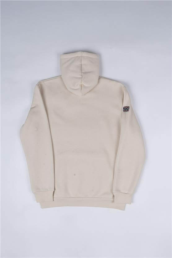 Çetinkaya Mentality 3589 Kapüşonlu 3 İplik Şardonlu Aplike Nakışlı Taş Sweatshirt