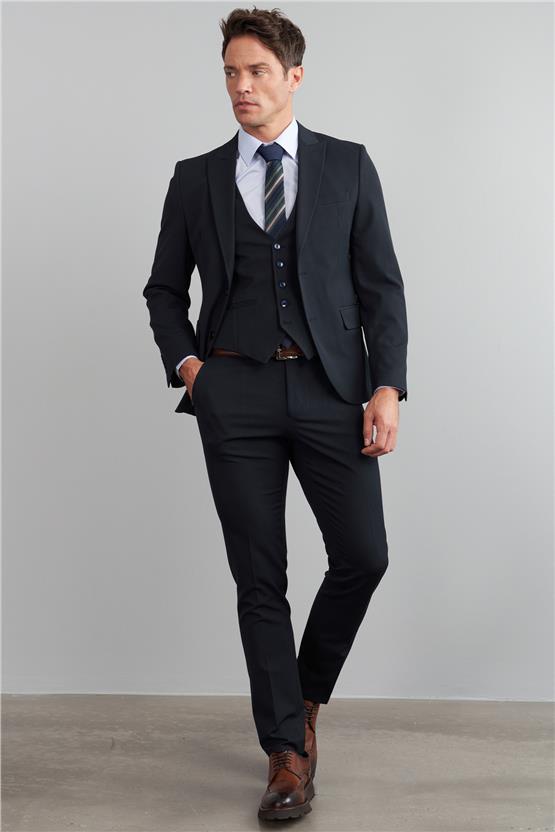 Çetinkaya Mentality 38 Yunter Loco Slim Fit Yelek Takım Elbise Lacivert