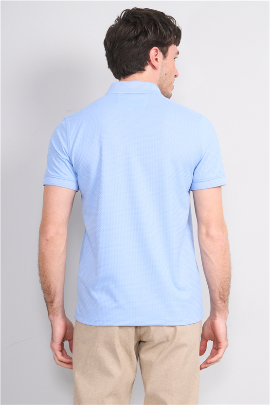 Çetinkaya Mentality 4549 Polo Yaka Regular Modelli T-shirt Mavi