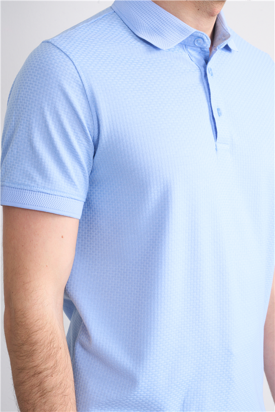 Çetinkaya Mentality 4549 Polo Yaka Regular Modelli T-shirt Mavi