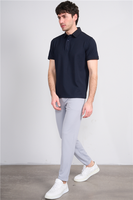 Çetinkaya Mentality 4565 Polo Yaka Regular Modelli T-shirt Lacivert