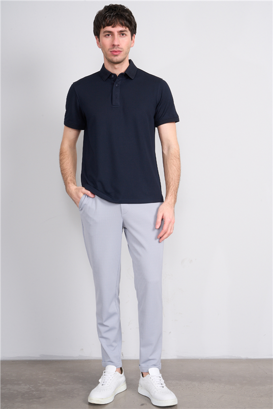 Çetinkaya Mentality 4565 Polo Yaka Regular Modelli T-shirt Lacivert