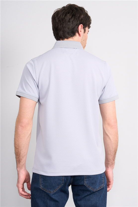 Çetinkaya Mentality 4565 Polo Yaka Regular Modelli T-shirt Gri