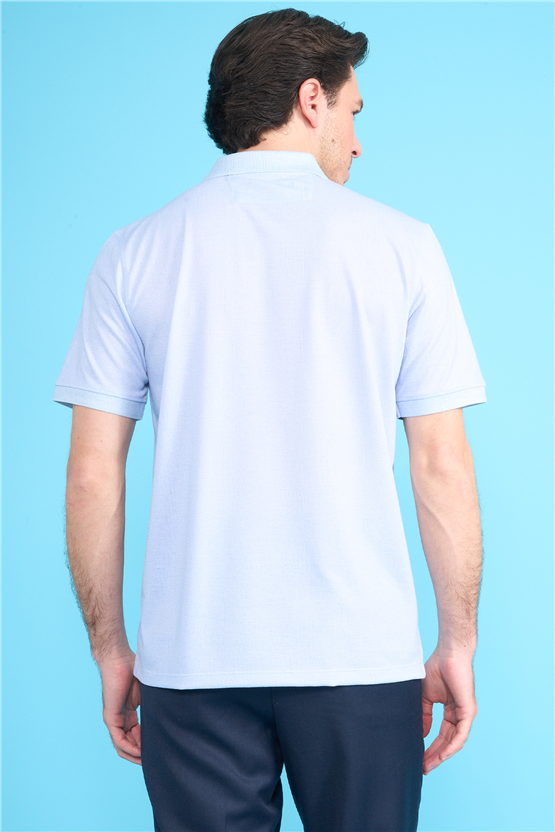 Çetinkaya Mentality 4582 Polo Yaka Regular Modelli T-shirt Mavi