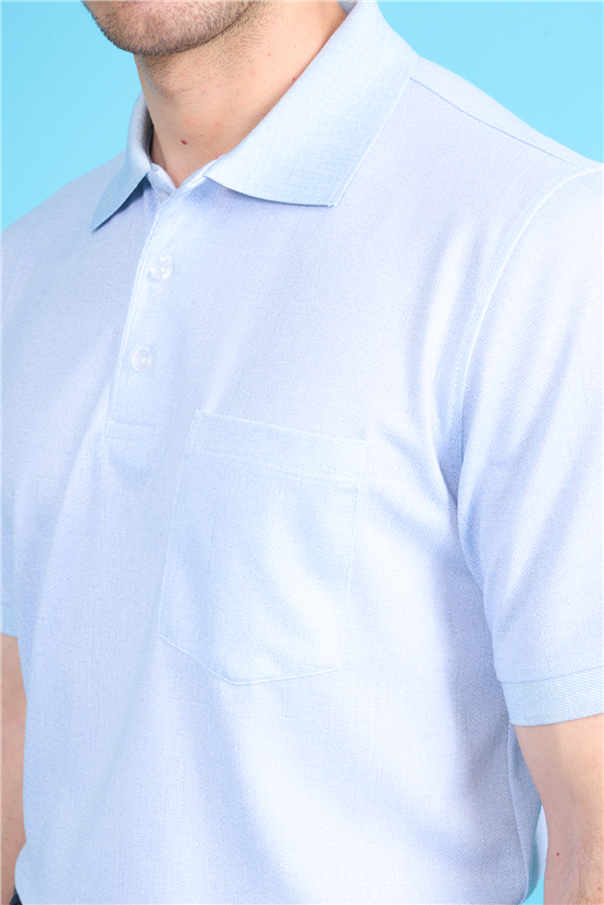 Çetinkaya Mentality 4582 Polo Yaka Regular Modelli T-shirt Mavi
