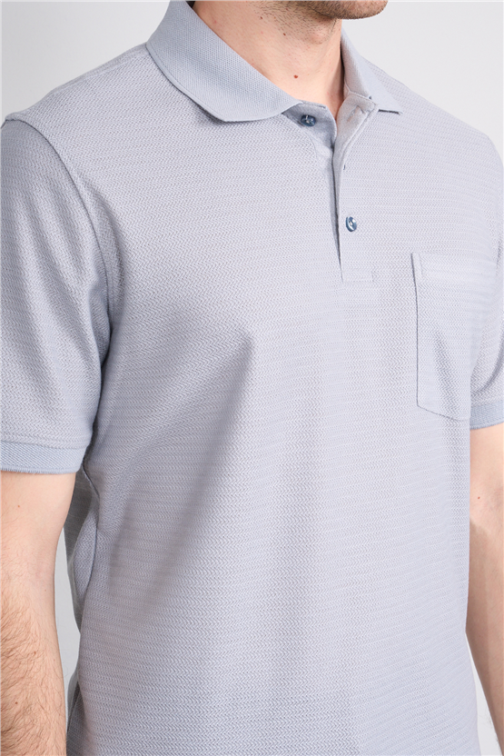 Çetinkaya Mentality 4591 Polo Yaka Regular Modelli T-shirt Gri