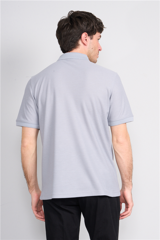 Çetinkaya Mentality 4591 Polo Yaka Regular Modelli T-shirt Gri