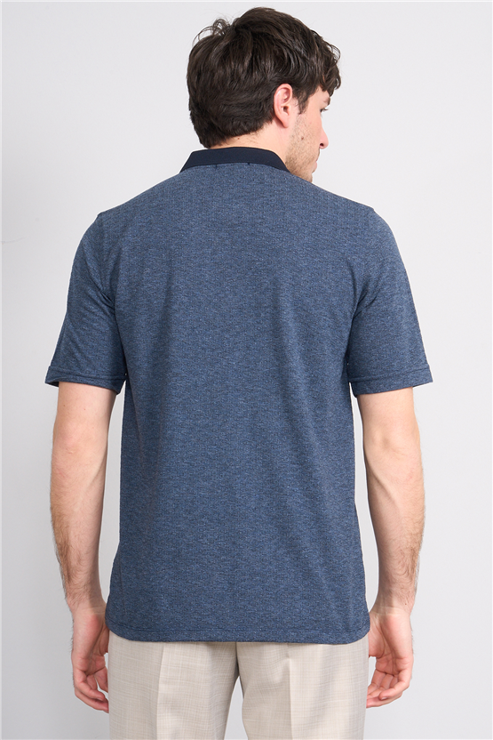 Çetinkaya Mentality 4597 Polo Yaka Regular Modelli T-shirt Lacivert