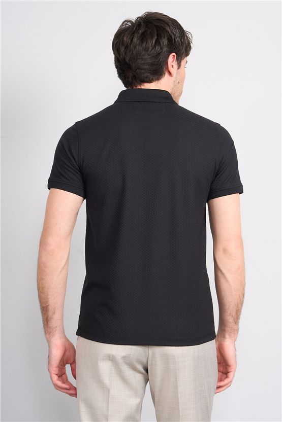 Çetinkaya Mentality 4598 Polo Yaka Regular Modelli T-shirt İndigo