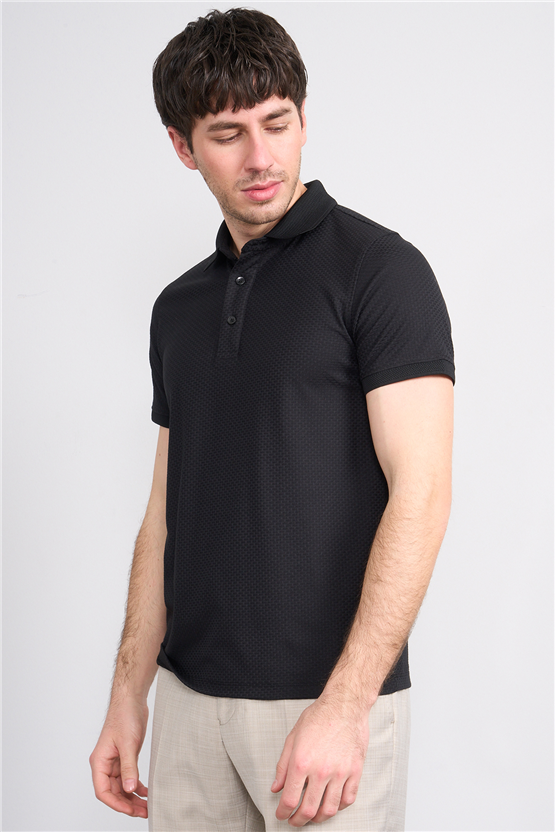 Çetinkaya Mentality 4598 Polo Yaka Regular Modelli T-shirt İndigo