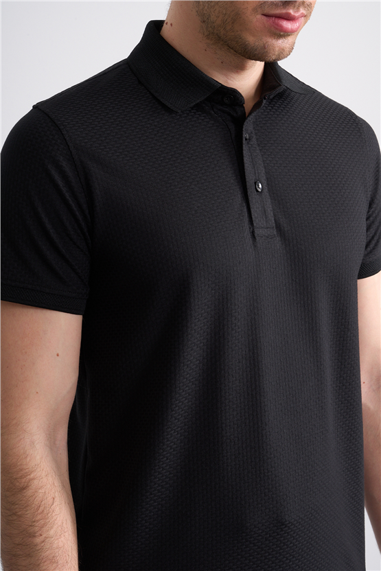 Çetinkaya Mentality 4598 Polo Yaka Regular Modelli T-shirt İndigo