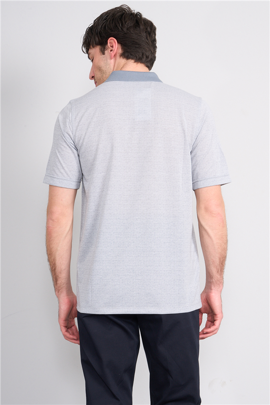 Çetinkaya Mentality 4626 Polo Yaka Regular Modelli T-shirt Gri