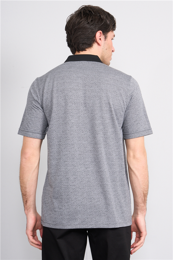 Çetinkaya Mentality 4626 Polo Yaka Regular Modelli T-shirt Siyah