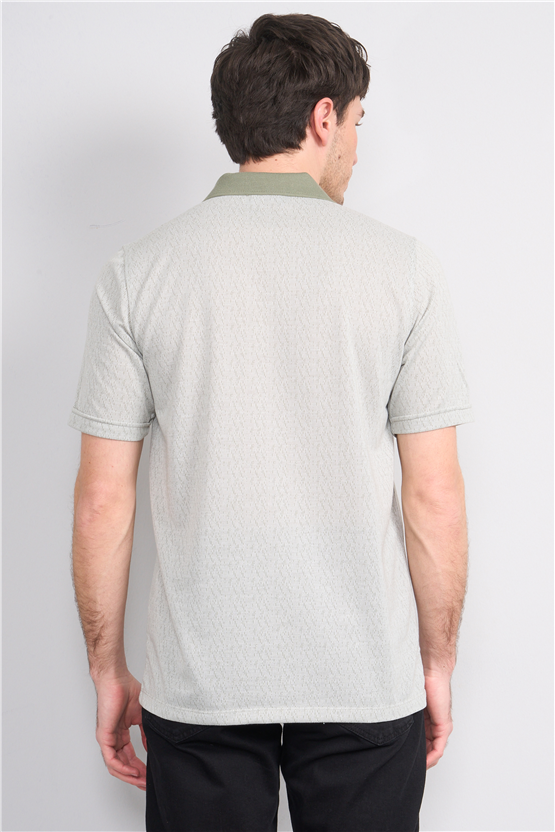 Çetinkaya Mentality 4628 Polo Yaka Regular Modelli T-shirt Haki