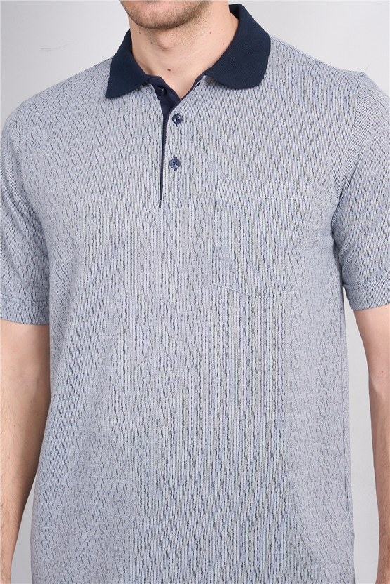 Çetinkaya Mentality 4628 Polo Yaka Regular Modelli T-shirt Lacivert
