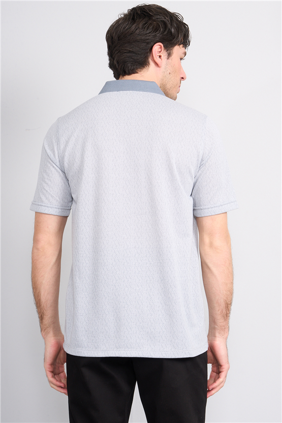 Çetinkaya Mentality 4628 Polo Yaka Regular Modelli T-shirt Gri