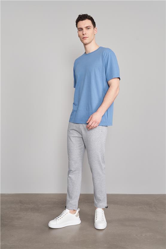 Çetinkaya Mentality 507 Erkek Stopher Detaylı Eşofman Alt Grimelanj