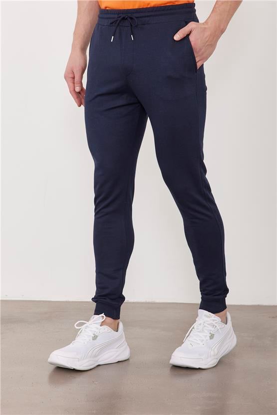 Çetinkaya Mentality 540 Erkek 3 İplik Rejenere Lacivert Eşofman Altı