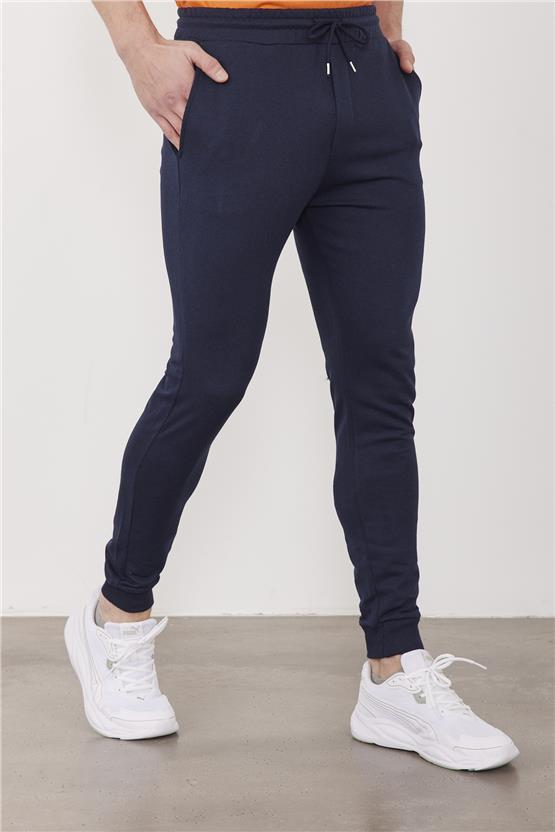 Çetinkaya Mentality 540 Erkek 3 İplik Rejenere Lacivert Eşofman Altı