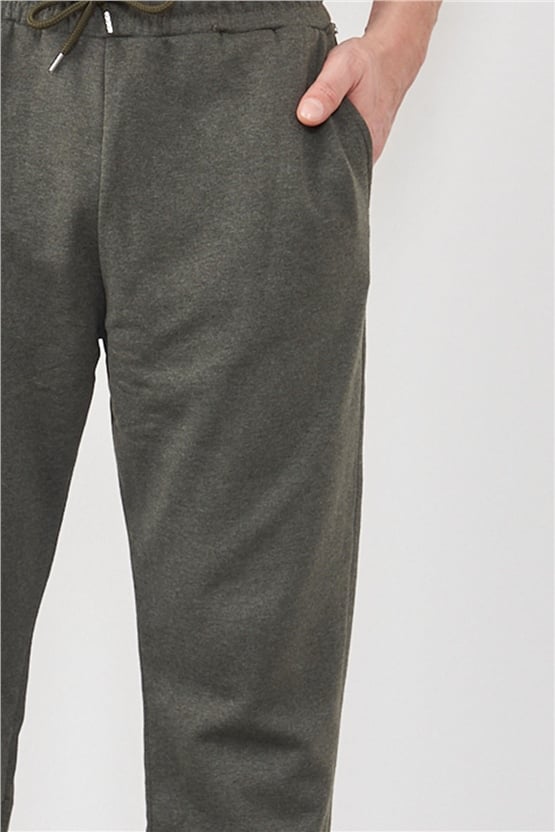 Çetinkaya Mentality 621 Rejenere Düz Paça Haki Eşofman Alt