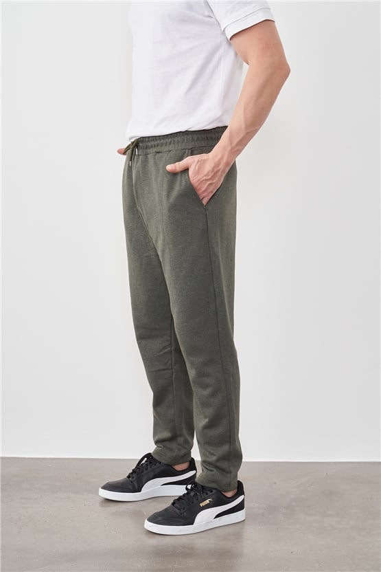 Çetinkaya Mentality 621 Rejenere Düz Paça Haki Eşofman Alt