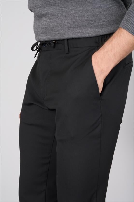 Çetinkaya Mentality 9455 Erkek Loco Yan Cep Jogger Pantolon Siyah