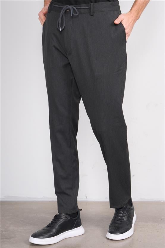 Çetinkaya Mentality 9455 Erkek Loco Yan Cep Jogger Pantolon Füme