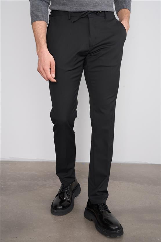 Çetinkaya Mentality 9455 Erkek Loco Yan Cep Jogger Pantolon Siyah