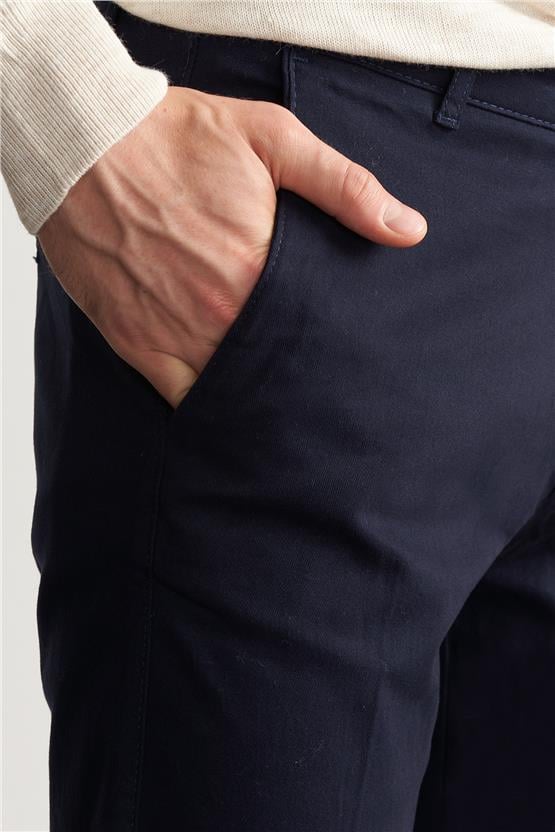 Çetinkaya Mentality 9463 Erkek Yan Cep Gabardin Pantolon Lacivert