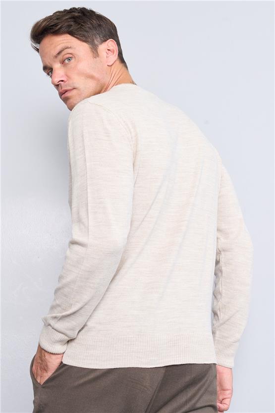 Çetinkaya Mentality K25 3175 Bisiklet Yaka Triko Basic Taşmelanj