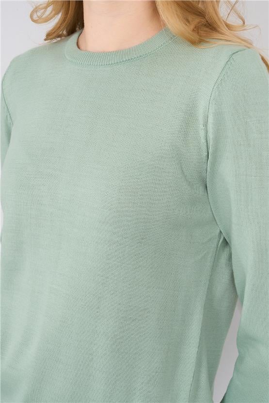 Çetinkaya Miramira 2275 Bisiklet Yaka Triko Çağla