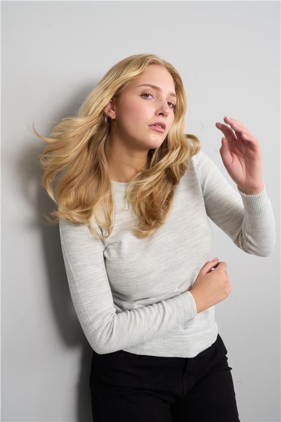 Çetinkaya Miramira 2275 Bisiklet Yaka Triko Gri