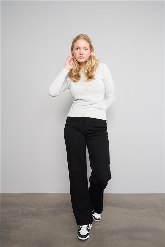 Çetinkaya Miramira 2275 Bisiklet Yaka Triko Gri