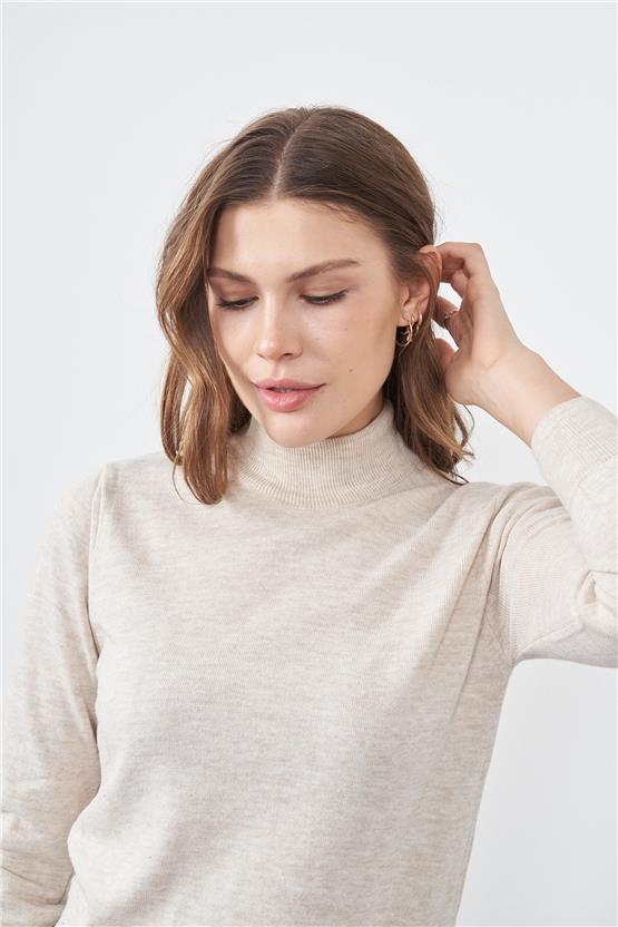 Çetinkaya Miyamira 2254 Dik Yaka Basic Triko Kar