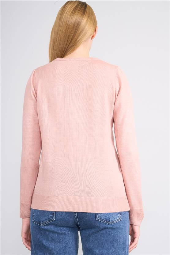 Çetinkaya Miyamira 2275 Pudra Basic Triko