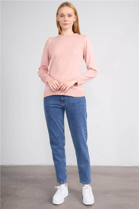 Çetinkaya Miyamira 2275 Pudra Basic Triko