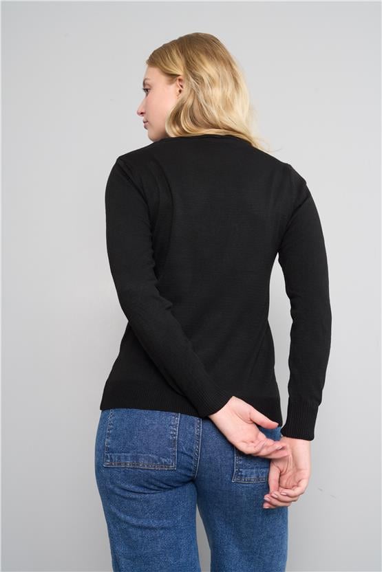 Çetinkaya Miyamira 2275 Siyah Basic Triko