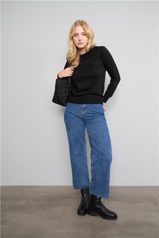 Çetinkaya Miyamira 2275 Siyah Basic Triko