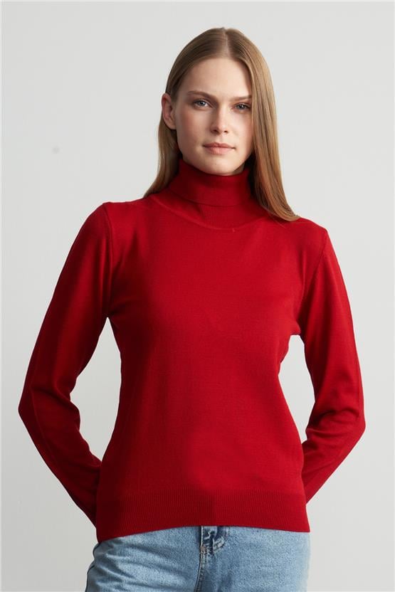 Çetinkaya Miyamira 2276 Balıkçı Yaka Basic Triko Kar