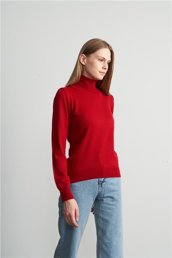 Çetinkaya Miyamira 2276 Balıkçı Yaka Basic Triko Kar