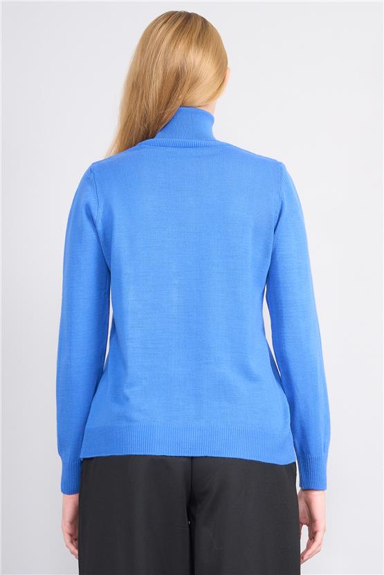 Çetinkaya Miyamira 2276 Balıkçı Yaka Triko Koyu Mavi