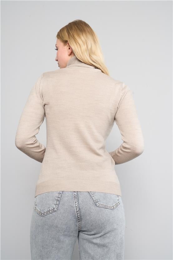 Çetinkaya Miyamira Balıkçı Yaka Taş Triko