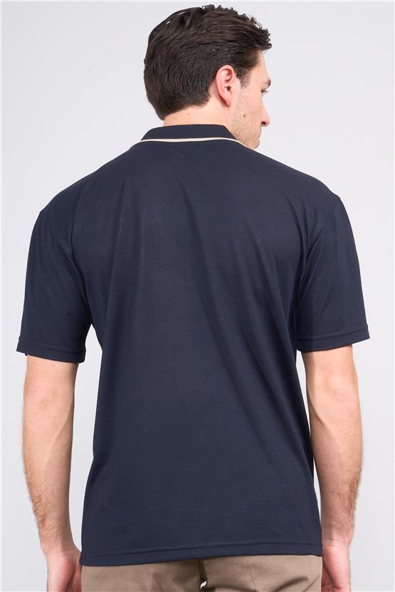 Chester Polo 3769 Erkek Polo Yaka Pike T-shirt Lacivert