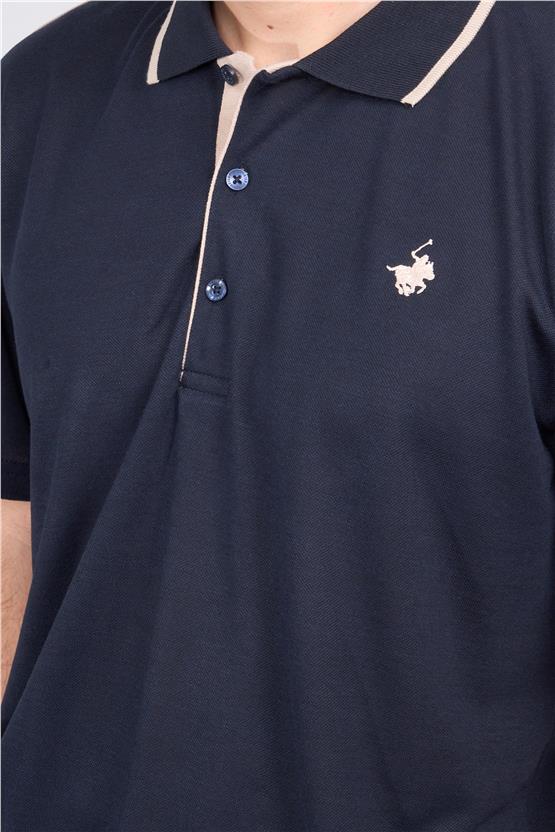 Chester Polo 3769 Erkek Polo Yaka Pike T-shirt Lacivert