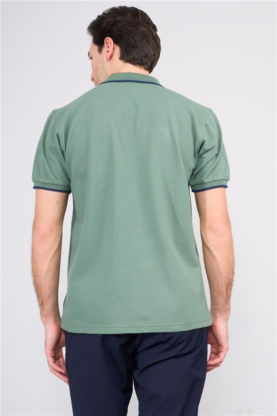 Chester Polo 3794 Erkek Apaş Yaka Penye Pike T-shirt Çağla